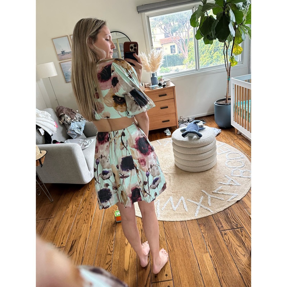 Karina Grimaldi Fleur Print Dress Medium NWT - Picture 7 of 11